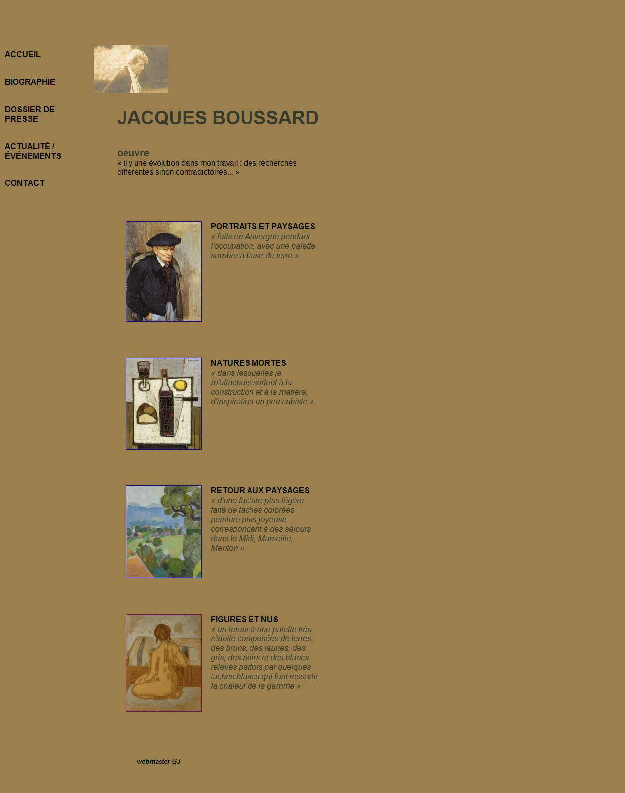 Jacques BOUSSARD website
